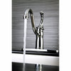 Kingston Brass Chrome Georgian 8" kitchen faucet without sprayer KB1571GLLS