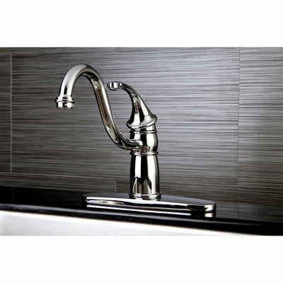 Kingston Brass Chrome Georgian 8" kitchen faucet without sprayer KB1571GLLS