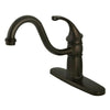 Kingston Brass Oil Rubbed Bronze Georgian 8" kitchen Faucet KB1575GLLS