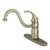 Kingston Brass Satin Nickel Georgian 8" kitchen Faucet KB1578GLLS