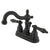 Kingston Oil Rubbed Bronze 2 Handle 4" Centerset Bathroom Faucet KB1605AL