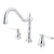 Kingston Brass Chrome 8" Centerset Kitchen Faucet without Deck KB1791PLLS