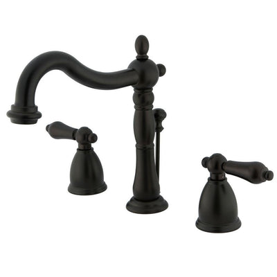 Kingston Brass Oil Rubbed Bronze Two Handle Widespread Bathroom Faucet KB1975AL