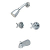 Kingston Magellan Chrome Two Handle Tub & Shower Combination Faucet KB241AX