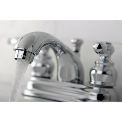 Kingston Brass Chrome 2 Handle 4" Centerset Bathroom Faucet with Pop-up KB2601KL