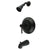 Kingston Concord Oil Rubbed Bronze Single Handle Tub & Shower Faucet KB2635DL