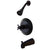 Kingston Concord Oil Rubbed Bronze Single Handle Tub & Shower Faucet KB2635DX