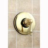 Kingston Polished Brass Wall Volume Control Valve for Shower Faucet KB3002AL