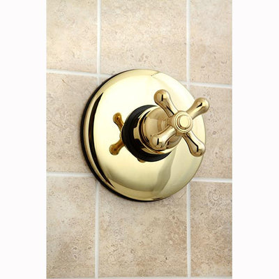 Kingston Polished Brass Wall Volume Control Valve for Shower Faucet KB3002AX