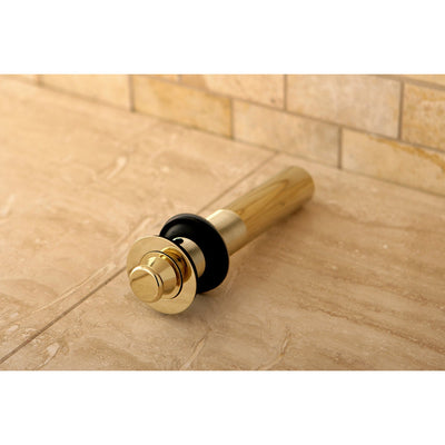 Kingston Brass Bathroom Accessories Polished Brass Lift & Turn Sink Drain KB3002