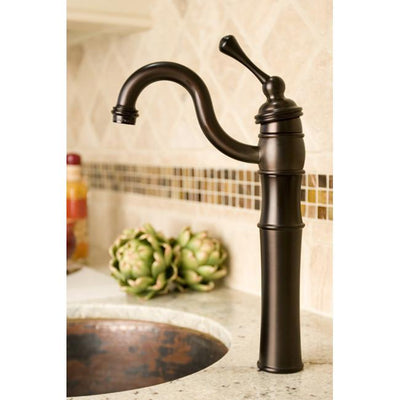 Kingston Oil Rubbed Bronze Single Handle Vessel Sink Bathroom Faucet KB3425BL