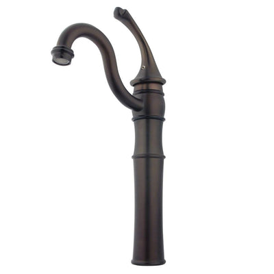 Kingston Brass Oil Rubbed Bronze Georgian vessel sink bathroom faucet KB3425GL