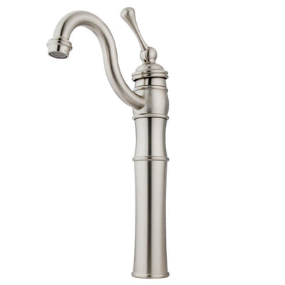 Kingston Brass Satin Nickel Single Handle Vessel Sink Bathroom Faucet KB3428BL