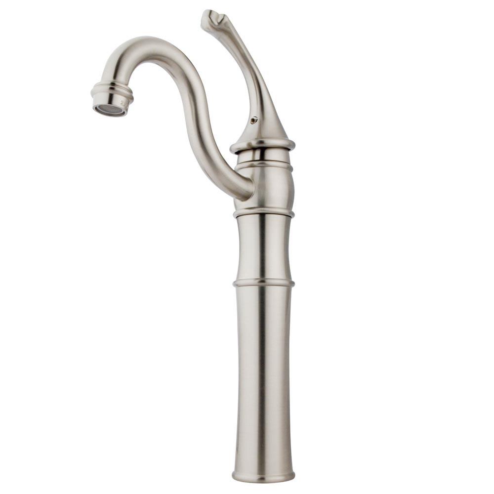 Kingston Brass Satin Nickel Georgian vessel sink bathroom faucet KB3428GL