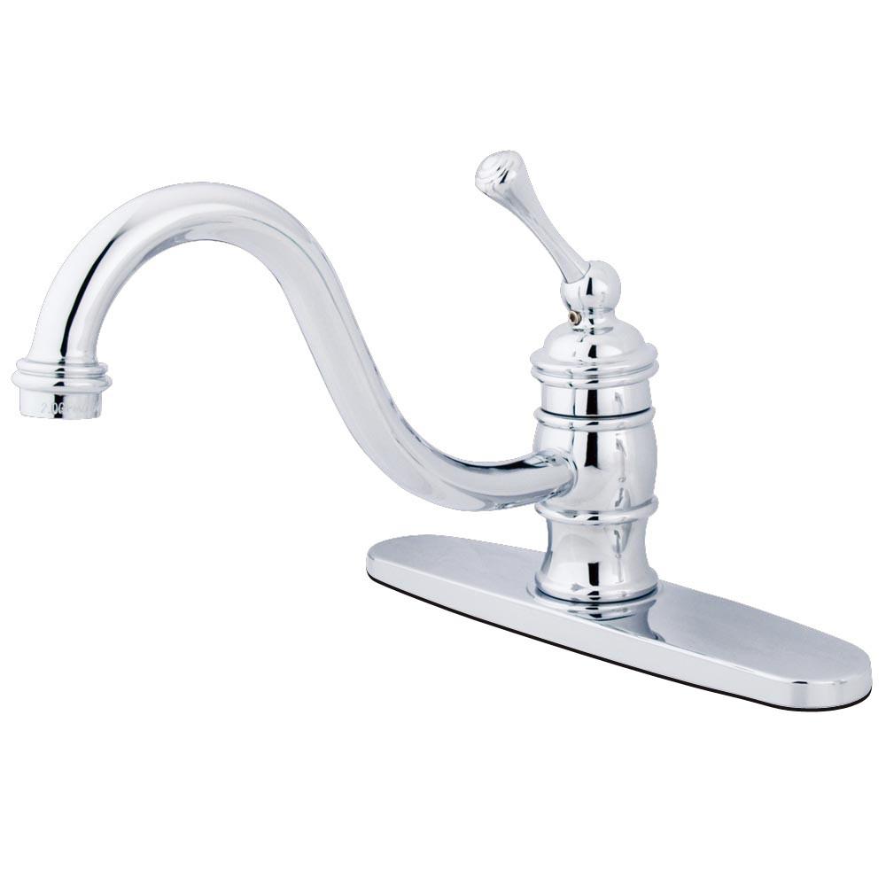 Kingston Brass Chrome 8" Centerset Kitchen Faucet KB3571BLLS