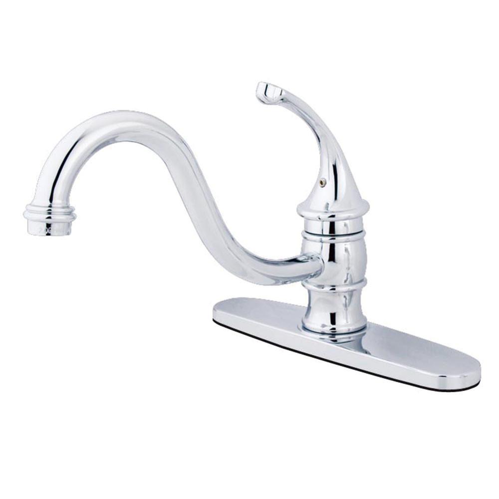 Kingston Brass Chrome Georgian 8" kitchen faucet without sprayer KB3571GLLS