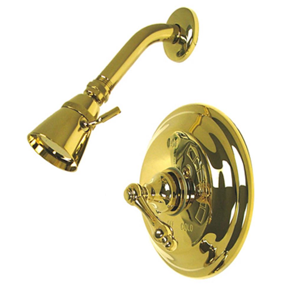 Kingston Vintage Polished Brass Single Handle Shower Only Faucet KB3632ALSO