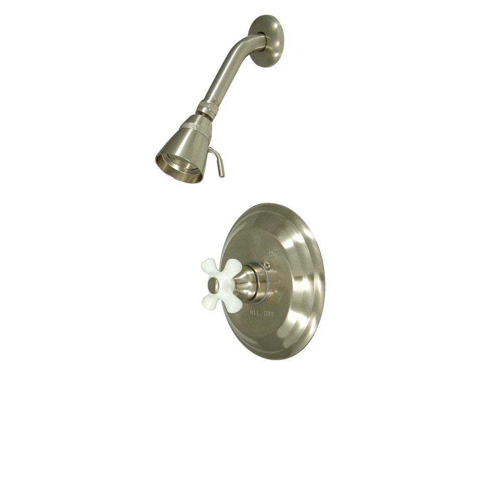 Kingston Brass Vintage Satin Nickel Single Handle Shower Only Faucet KB3638PXSO