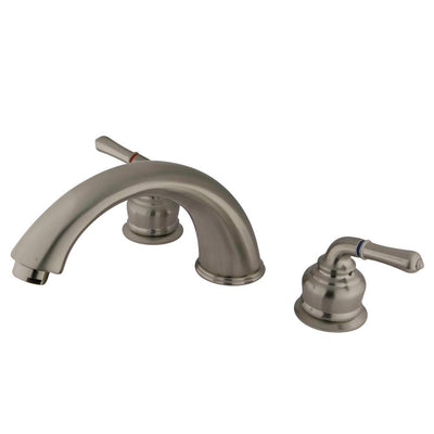 Kingston Brass Satin Nickel Magellan roman tub filler faucet KB368