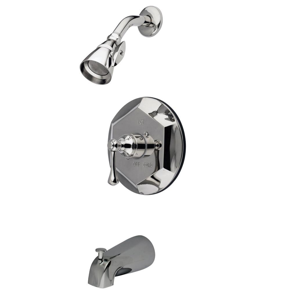 Kingston Shower Fixtures Chrome English Vintage Tub & Shower Faucet KB4631BL