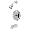 Kingston Shower Fixtures Chrome English Vintage Tub & Shower Faucet KB4631BX