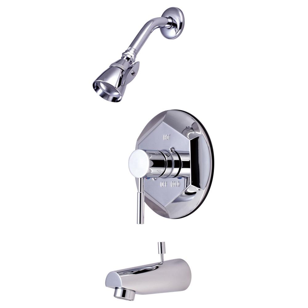 Kingston Brass Concord Chrome Single Handle Tub & Shower Faucet KB4631DL