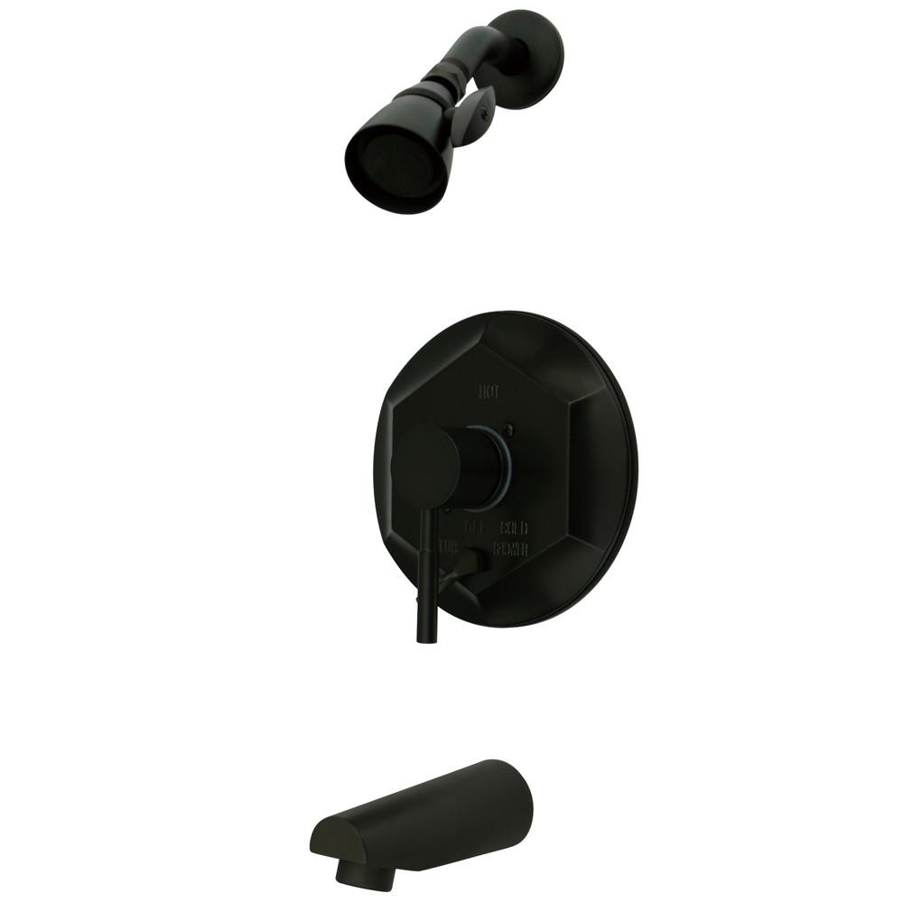 Kingston Concord Oil Rubbed Bronze Single Handle Tub & Shower Faucet KB46350DL