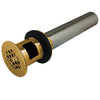 Kingston Brass Polished Brass Permanent Grid Strainer KB5002