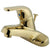 Kingston Polished Brass Single Handle 4" Centerset Bathroom Faucet KB542B