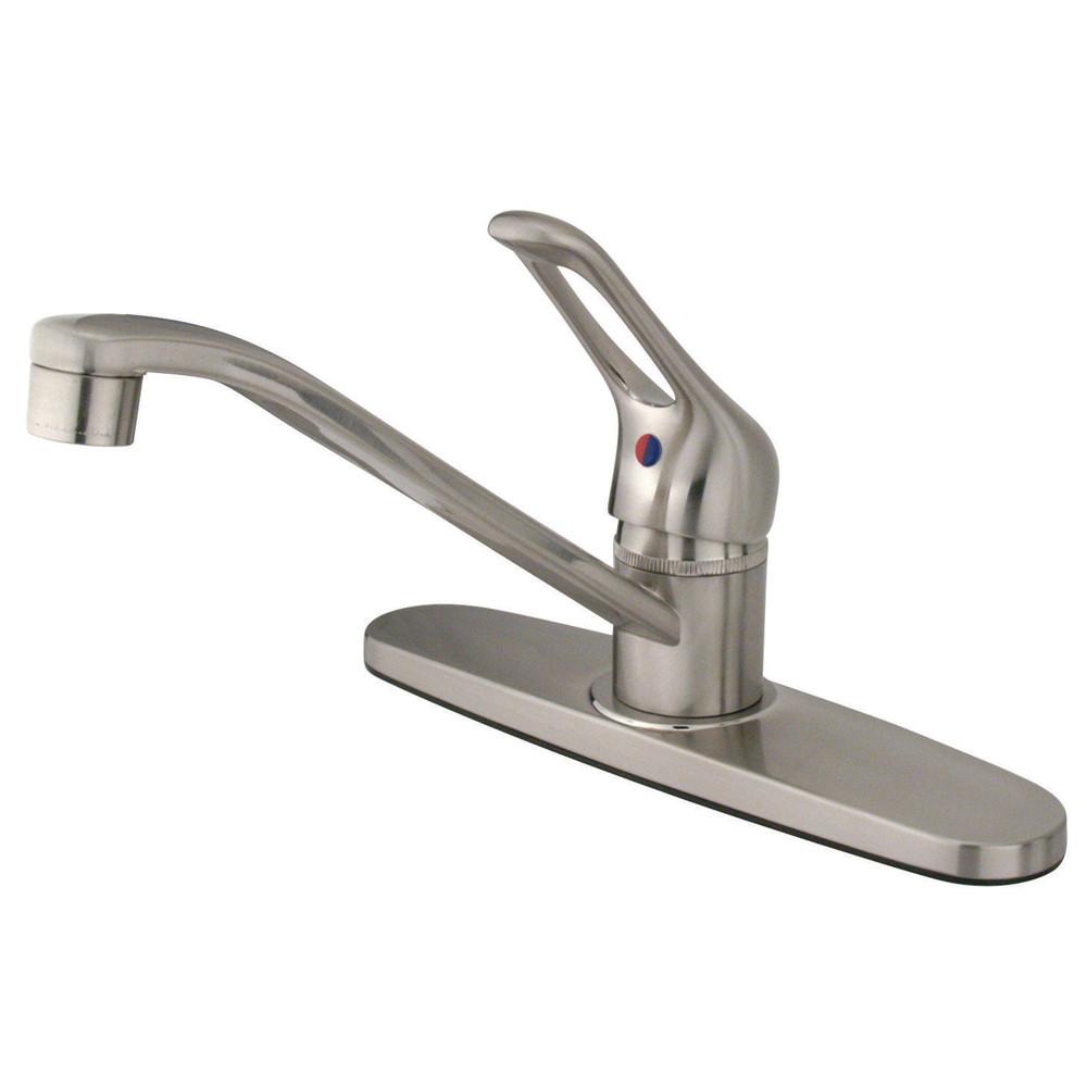 Kingston Brass Satin Nickel Single Handle Kitchen Faucet KB561SN