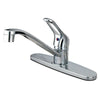 Kingston Brass Chrome Single Handle Kitchen Faucet KB561