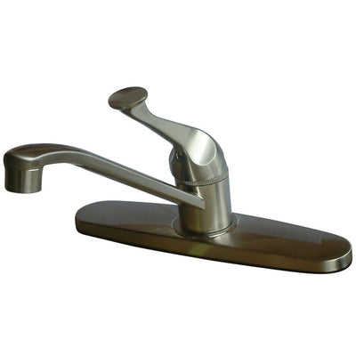 Kingston Brass Satin Nickel Single Handle Kitchen Faucet KB571SN