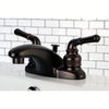 Kingston Oil Rubbed Bronze Magellan 4" 2 handle centerset bathroom faucet KB625