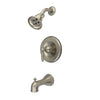 Kingston Brass Satin Nickel Georgian tub & shower combination faucet KB7638GL