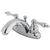 Kingston English Country 2 handle Chrome 4" Centerset Bathroom Faucet KB7641AL