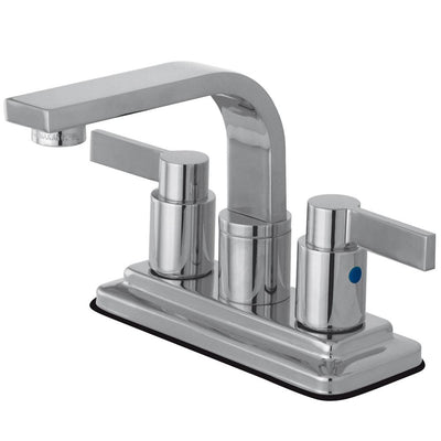 Kingston Chrome NuvoFusion 4" Centerset bathroom Faucet w/ Pop-Up KB8461NDL