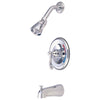 Kingston Brass Royale Chrome Single Handle Tub and Shower Combo Faucet KB8631FL