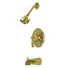 Kingston Royale Polished Brass 1 Handle Tub & Shower Combination Faucet KB8632FL