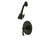 Kingston Royale Oil Rubbed Bronze Single Handle Shower Only Faucet KB8635FLSO