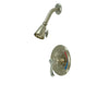 Kingston Royale Satin Nickel/Chrome Single Handle Shower Only Faucet KB8637FLSO