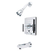 Kingston Brass Chrome Manhattan tub & shower faucet combination KB86510CML