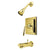 Kingston Silver Sage Polished Brass Tub & Shower Combination Faucet KB8652ZL