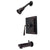 Kingston Silver Sage Oil Rubbed Bronze Tub & Shower Combination Faucet KB8655ZL