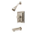 Kingston Brass Concord Satin Nickel Single Handle Tub & Shower Faucet KB86580DL