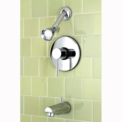 Kingston Brass Concord Chrome Single Handle Tub & Shower Faucet KB8691DL