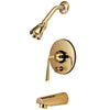 Kingston Polished Brass Single Handle Tub & Shower Combination Faucet KB86920ZL