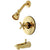 Kingston Brass KB8692ZX Tub and Shower Combination Faucet Polished Brass