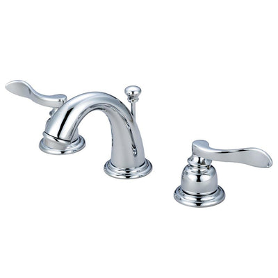 Kingston Chrome NuWave French mini widespread bathroom faucet KB8911NFL