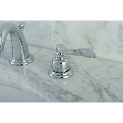 Kingston Chrome NuWave French mini widespread bathroom faucet KB8911NFL