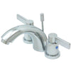 Kingston Chrome NuvoFusion Mini Widespread bathroom Faucet w/PopUp KB8951NDL